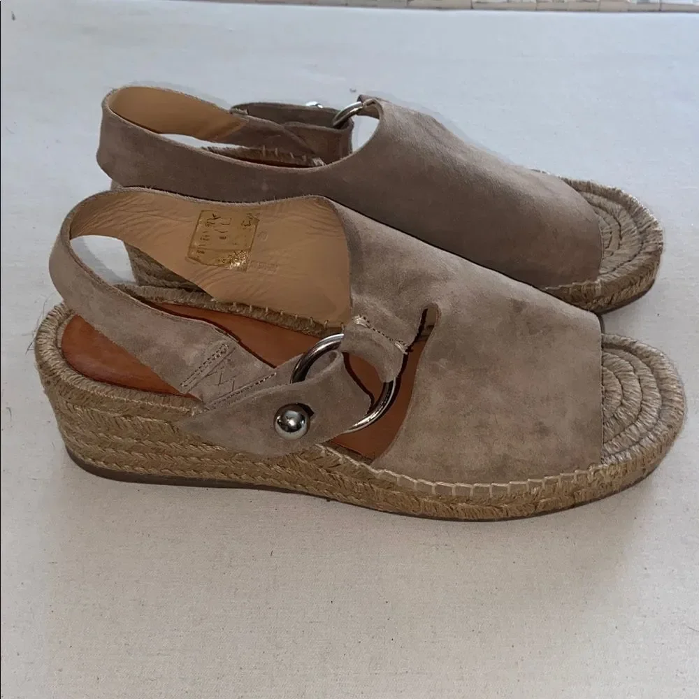 rag & bone Arc Taupe Espadrille Sandals size 40 EU 10 US